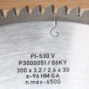 Пильный диск 300х30_3.2/2.6 z96 по алюминию GA PI-530V FABA P3000051 12701