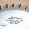 Пильный диск подрезной на центр Holzma 180х4.4-5.4х45 z36 GR/GS PI-408S Faba S0802004 12899
