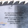 Пильный диск 380х60 z72 GA на центр Holzma Pr-m SP2105024 FABA 13900