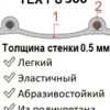 Воздуховод полиуретановый ТЕХ PU-500 CU-80 (6м) 27604